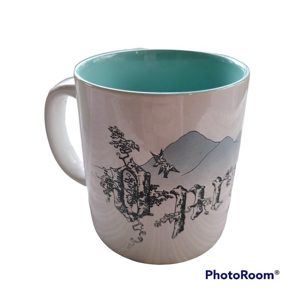 Vintage Opryland Coffee Mug Nashville, Tennessee TN Great Smoky Mountains Trees